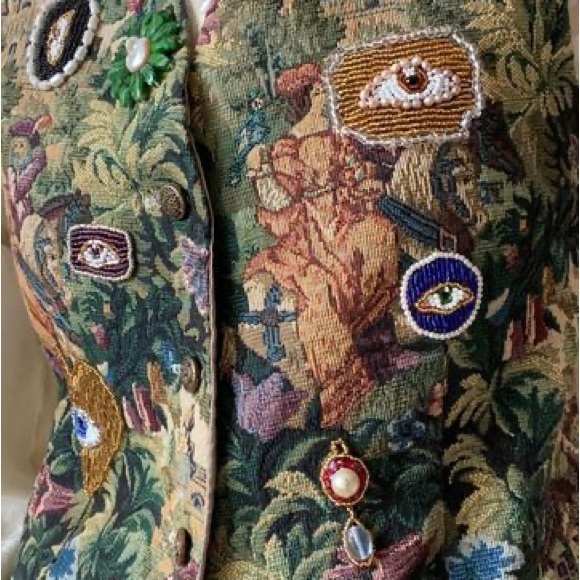 Vintage 90s tapestry vest - Picture 6 of 6